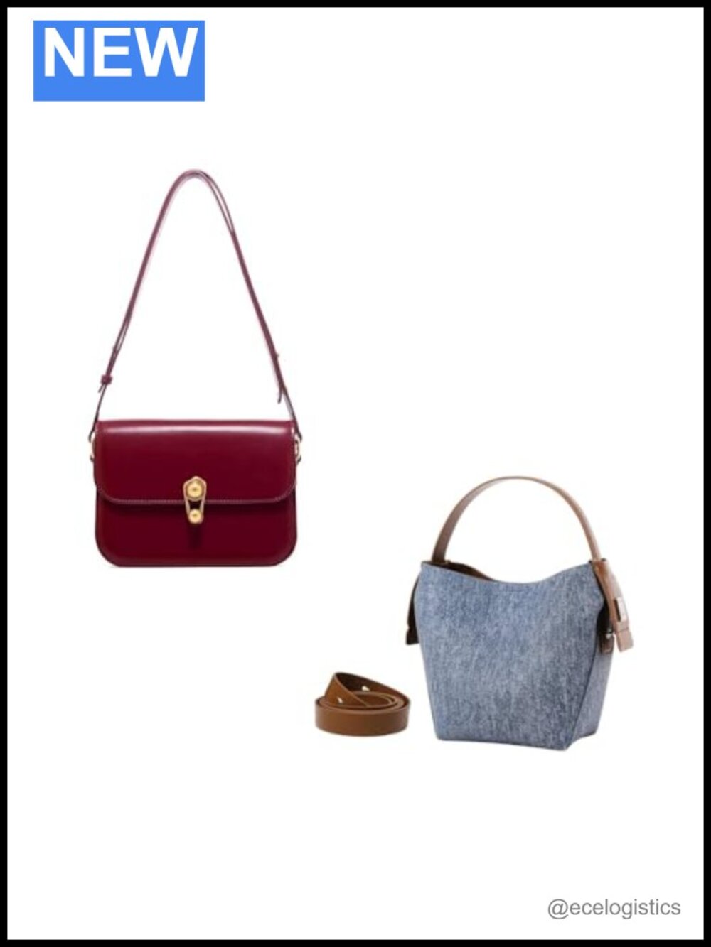 Leather Crossbody Bag Women Shoulder Purse Small Sling Handbag